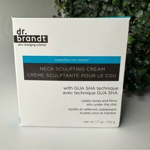 NEW Dr. Brandt Neck Sculpting Cream with Gua Sha set